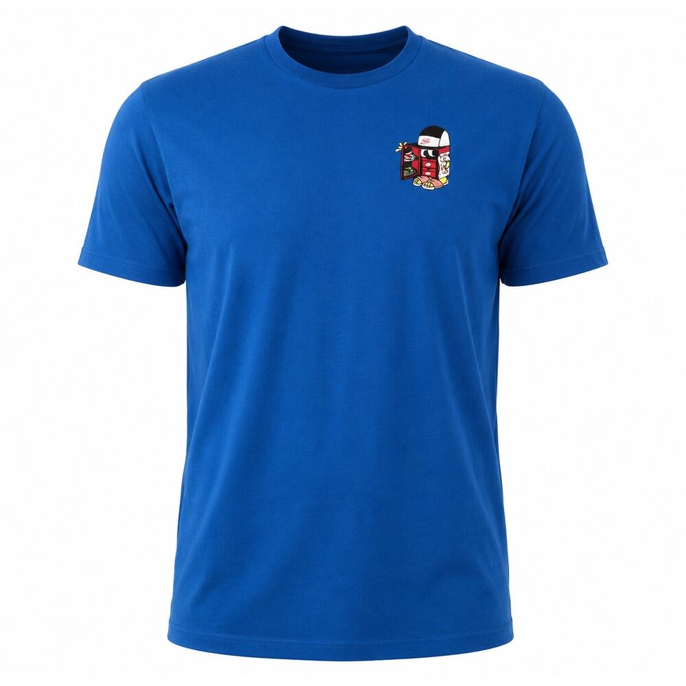 Nike Graphic T Shirt Blue Short Sleeve Casual Cotton Logo Tee Size L